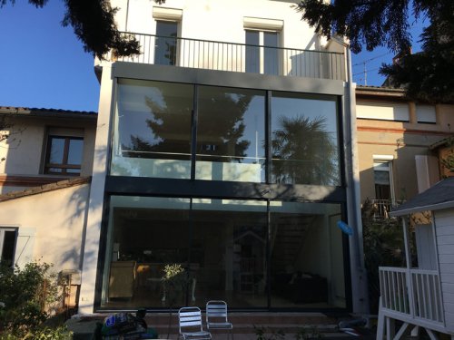 Garde-corps extérieur en verre Bayonne